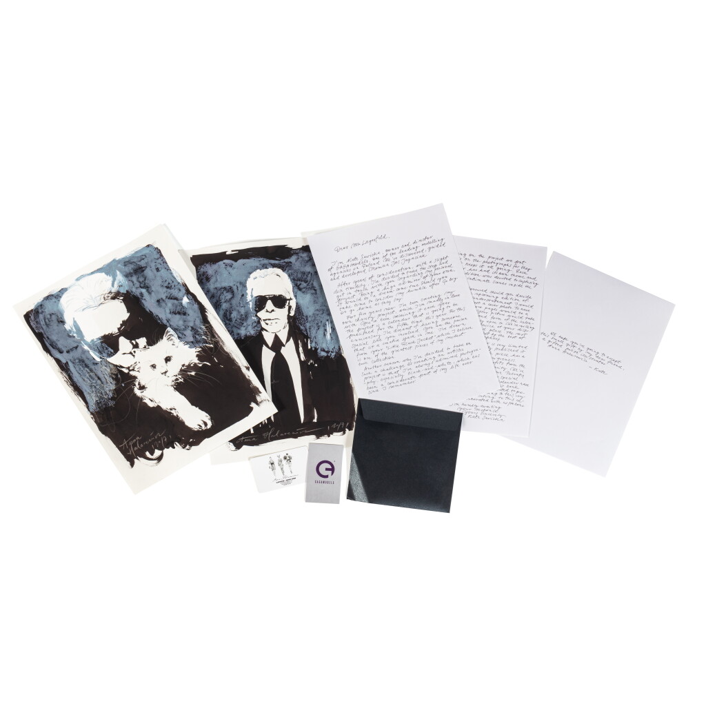 View full screen - View 1 of Lot 150. Karl Lagerfeld - Karl Lagerfeld & Choupette.