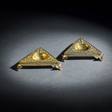View full screen - View 1 of Lot 30. German, circa 1570-1580 | Pair of Salts.