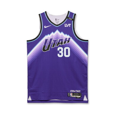 View full screen - View 1 of Lot 91. Jusuf Nurkić Utah Jazz 2025-2026 Game Worn Icon Edition Jersey | Double-Double.