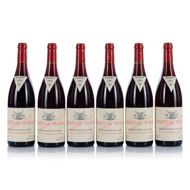 View full screen - View 1 of Lot 571. Châteauneuf du Pape, Rouge 2001 Château Rayas (12 BT).