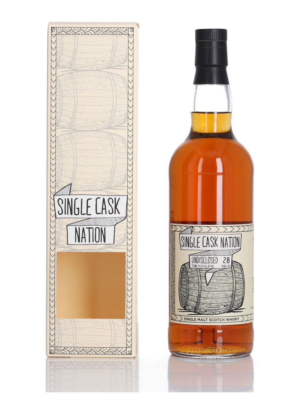 View full screen - View 1 of Lot 109. Single Cask Nation Undisclosed Speyside 28 Year Old 54.3 abv 1989 (1 Bottle 75cl).