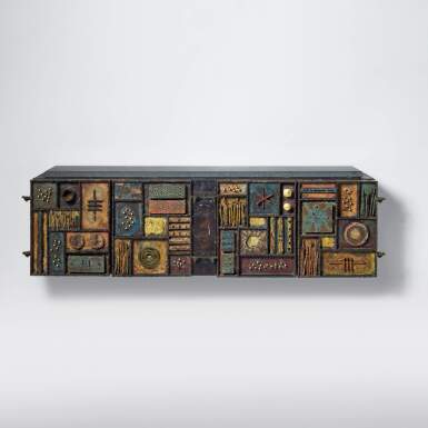 View full screen - View 1 of Lot 101. "Sculpture Front" Sideboard.