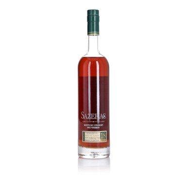 View full screen - View 1 of Lot 302. Sazerac Rye 18 Year Old 2014 Release 90 Proof 1985 (1 BT 75cl).