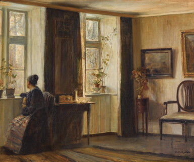 View full screen - View 1 of Lot 4. CARL HOLSØE | Lost in Thought.