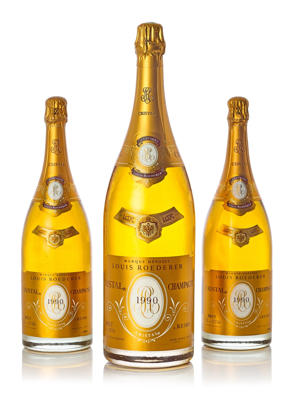 View full screen - View 1 of Lot 8157. Louis Roederer, Cristal Brut 1990 (1 JM30).