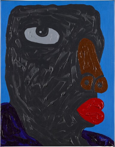 View full screen - View 1 of Lot 51. Grey Face 6.