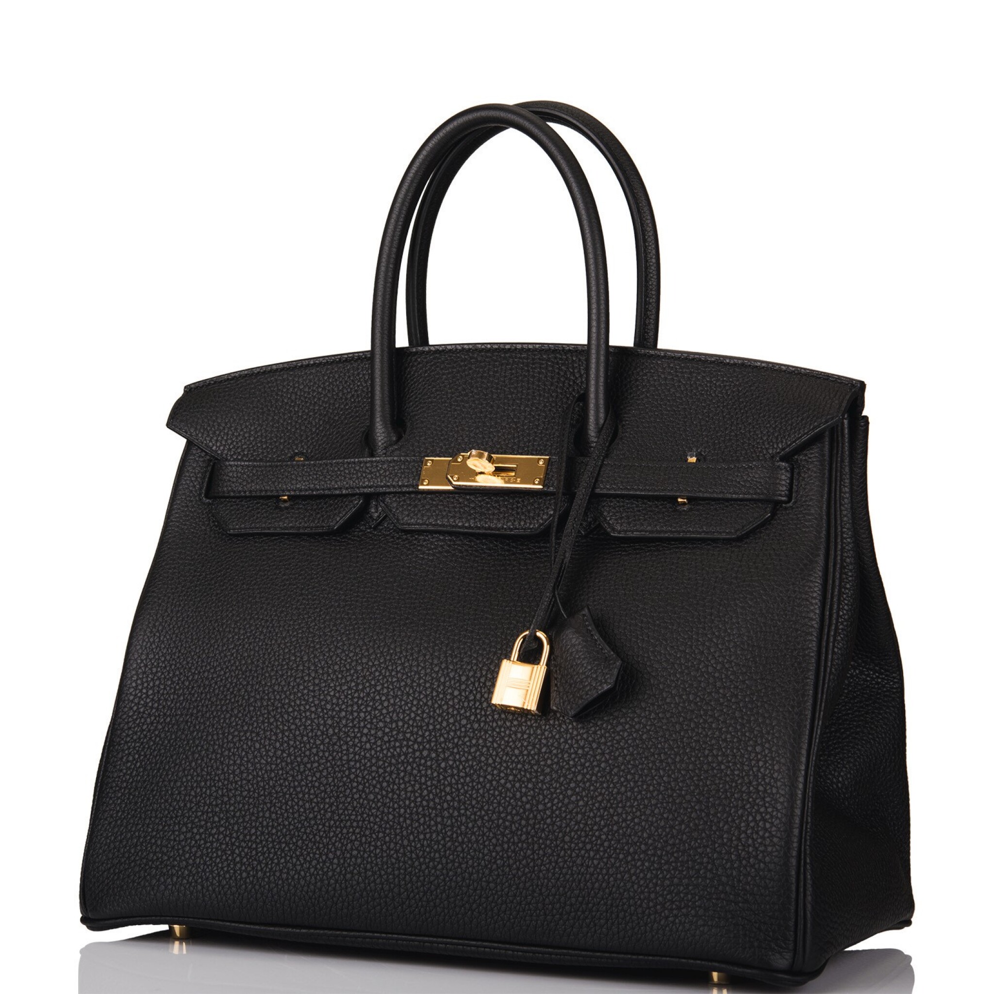 Hermès Black Birkin 35cm of Togo Leather with Gold Hardware
