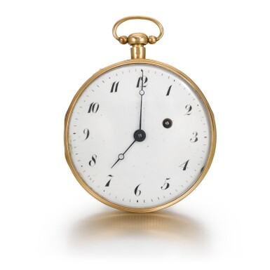 View full screen - View 1 of Lot 279. SWISS | A GOLD QUARTER REPEATING WATCH WITH CONCEALED EROTIC AUTOMATON, CIRCA 1820.