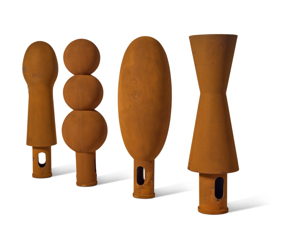 View full screen - View 1 of Lot 191. Peckham Bollards (Peg, Snowman, Penis and Oval).