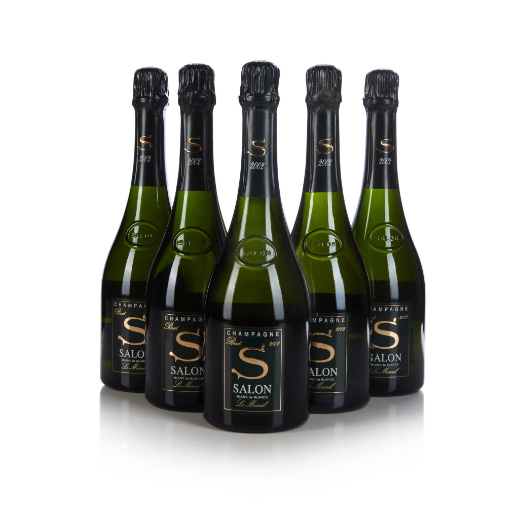 View full screen - View 1 of Lot 9481. Salon Le Mesnil, Blanc de Blancs 2002 (3 BT).