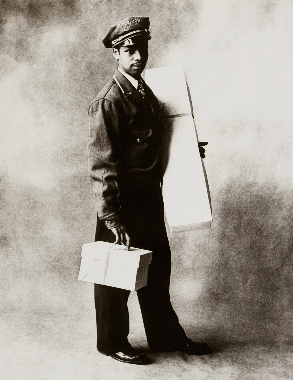 View full screen - View 1 of Lot 38. ‘Flower Delivery Messenger, N. Y.’.