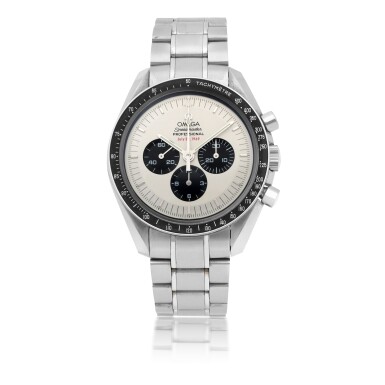View full screen - View 1 of Lot 169. OMEGA | SPEEDMASTER APOLLO XI 35TH ANNIVERSARY, REF 3569.31.00 LIMITED EDITION STAINLESS STEEL CHRONOGRAPH WRISTWATCH WITH BRACELET CIRCA 2004.