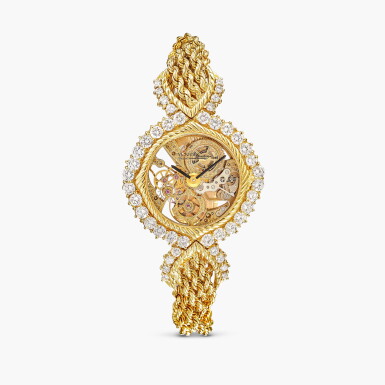 View full screen - View 1 of Lot 1275. Diamond Wristwatch | 鑽石 腕錶.