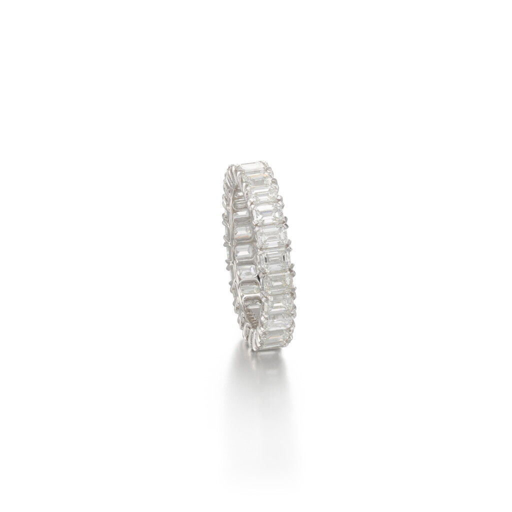 View full screen - View 1 of Lot 96. Diamond Eternity Ring .
