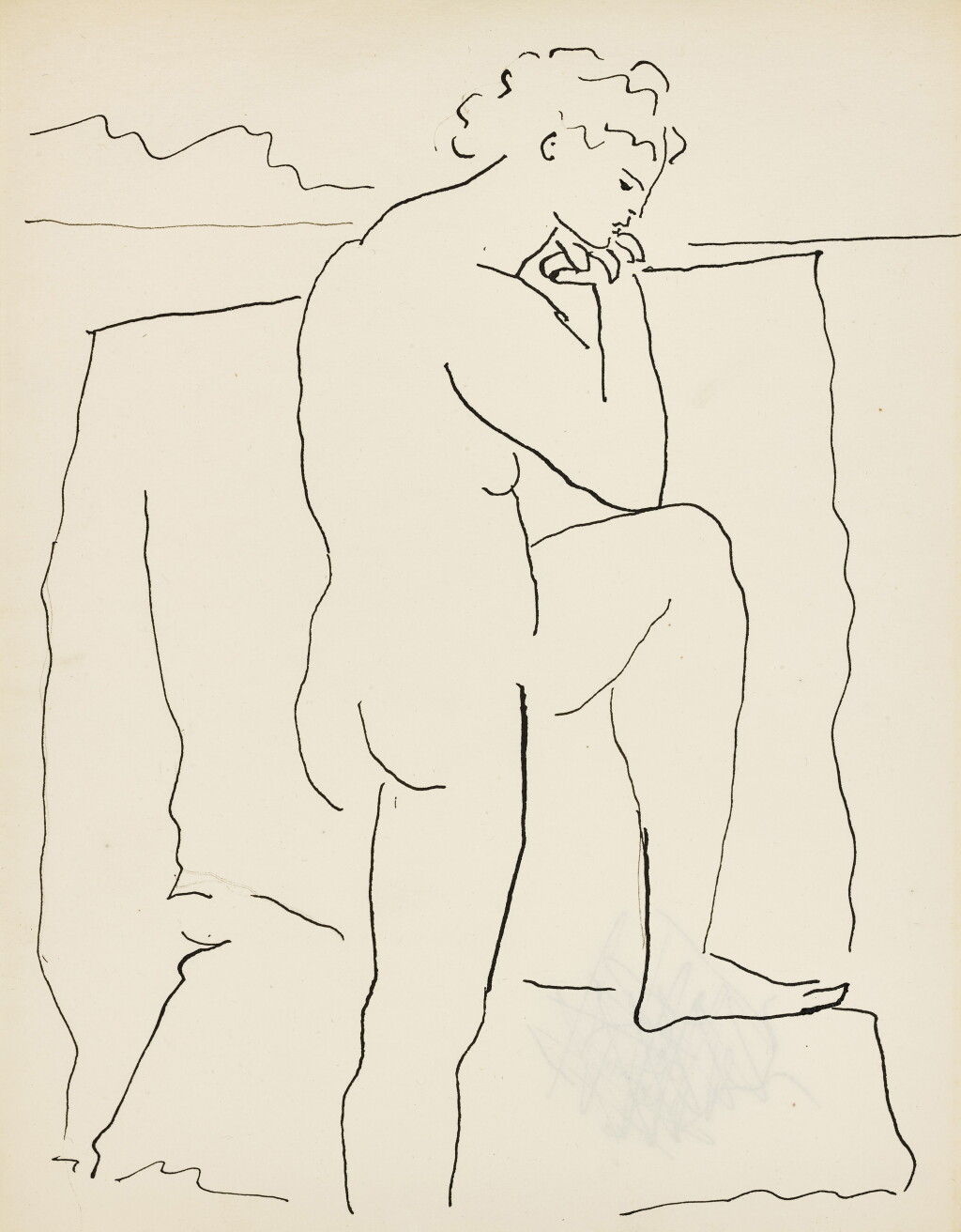 View full screen - View 1 of Lot 225. Nu debout (baigneuse).