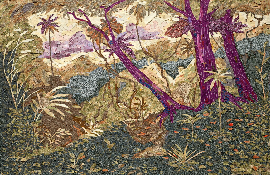 View full screen - View 1 of Lot 593. Selva a partir de Johann Moritz Rugendas (Jungle, after J.M. Rugendas) (from Dinheiro Vivo).
