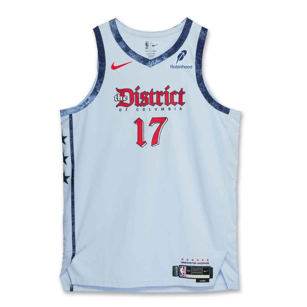 View full screen - View 1 of Lot 206. Jonas Valančiūnas Washington Wizards 2024-2025 Game Worn City Edition Jersey | Matched to 2 Games.
