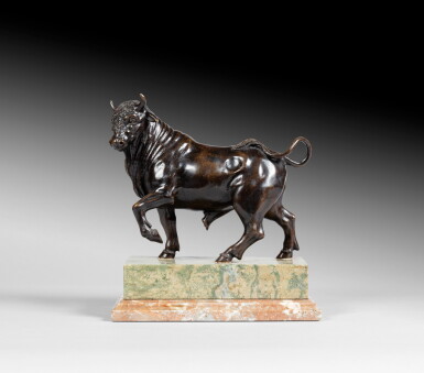 View full screen - View 1 of Lot 30. Pacing Bull | Taureau marchant.