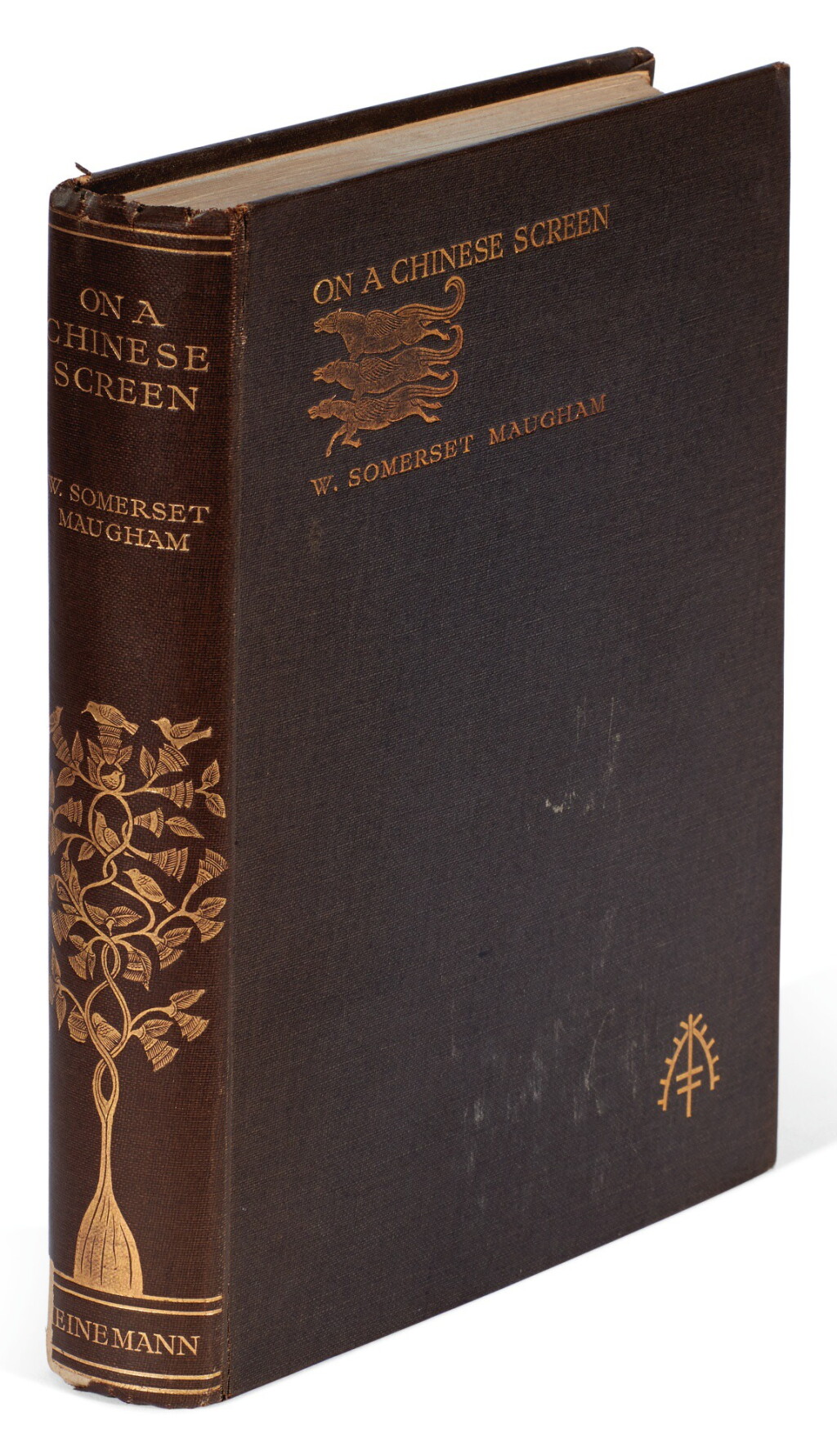View full screen - View 1 of Lot 161. MAUGHAM | On a Chinese Screen, 1922, inscribed.