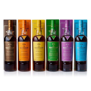 View full screen - View 1 of Lot 3259. The Macallan Edition No. 1 - 6 NV (6 BT70).