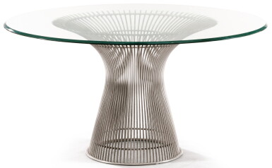 View full screen - View 1 of Lot 109. WARREN PLATNER | DINING TABLE, DESIGNED IN 1966.