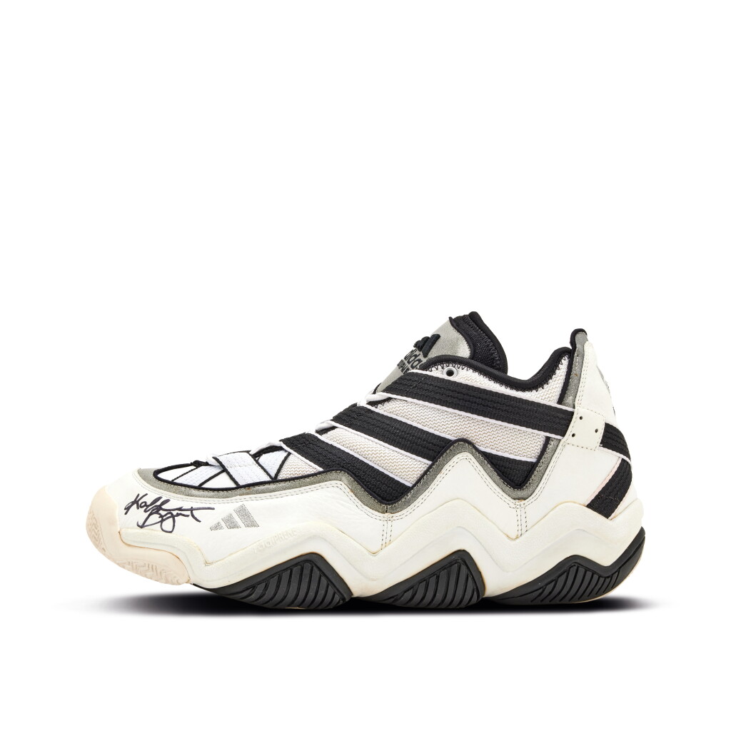 View full screen - View 1 of Lot 2. Kobe Bryant Dual-Signed | adidas Top Ten EQT | Attribution to adidas Photoshoot | Size 16.