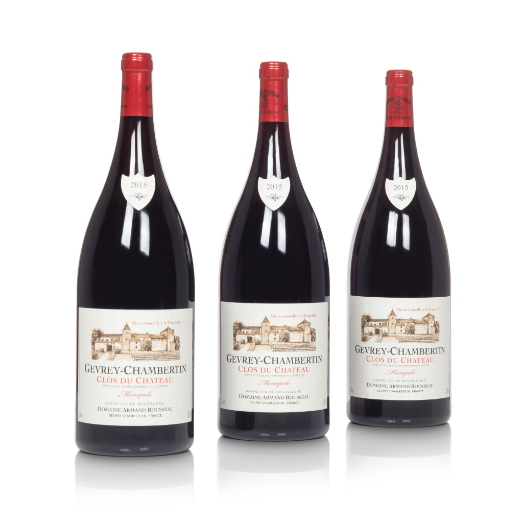 View full screen - View 1 of Lot 8046. Gevrey Chambertin, Clos du Château 2015 Domaine Armand Rousseau (3 MAG).
