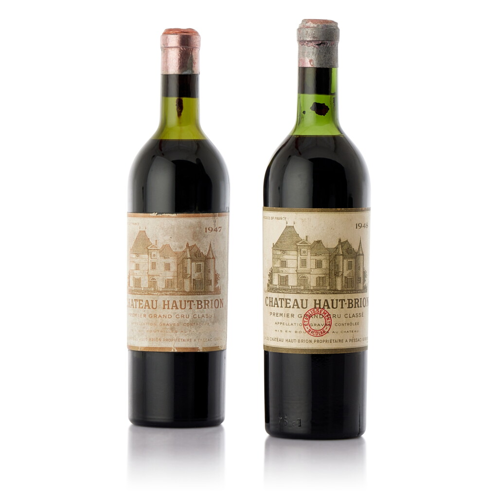 View full screen - View 1 of Lot 6237. Château Haut Brion 1947 & 1948 (2 BT).