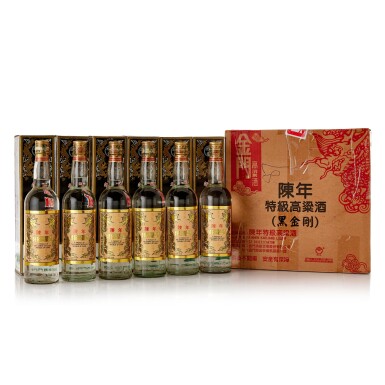View full screen - View 1 of Lot 562. 1987年產 金門 陳年特級高粱酒 (黑金剛) Kinmen Kaoliang Liquor "Hei Jin Gang" 1987 (12 BT60).