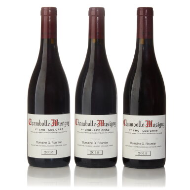 View full screen - View 1 of Lot 53. Chambolle Musigny, Les Cras 2015 Domaine Georges Roumier (3 BT).