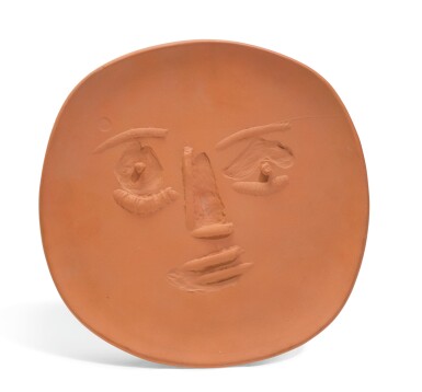 View full screen - View 1 of Lot 32. PABLO PICASSO | VISAGE LUNAIRE EN RELIEF .
