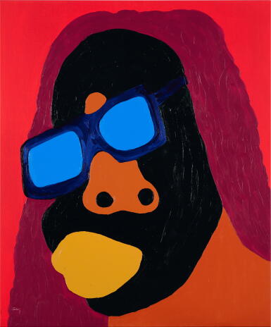 View full screen - View 1 of Lot 104. Blue Sunglass 1.