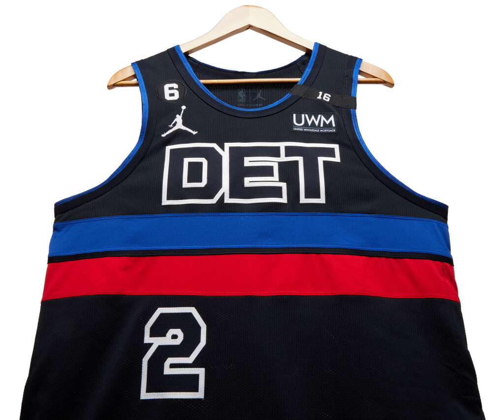 View full screen - View 1 of Lot 19. Cade Cunningham Detroit Pistons 2022-2023 Game Worn Statement Edition Jersey.