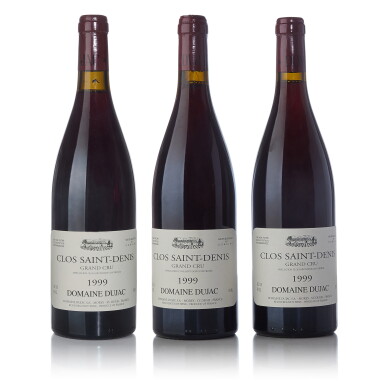View full screen - View 1 of Lot 327. Clos Saint Denis 1999 Domaine Dujac (3 BT).