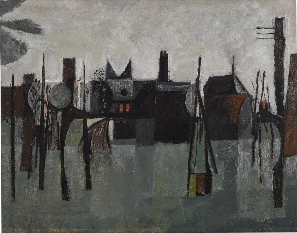View full screen - View 1 of Lot 373. A SPRING LANDSCAPE.