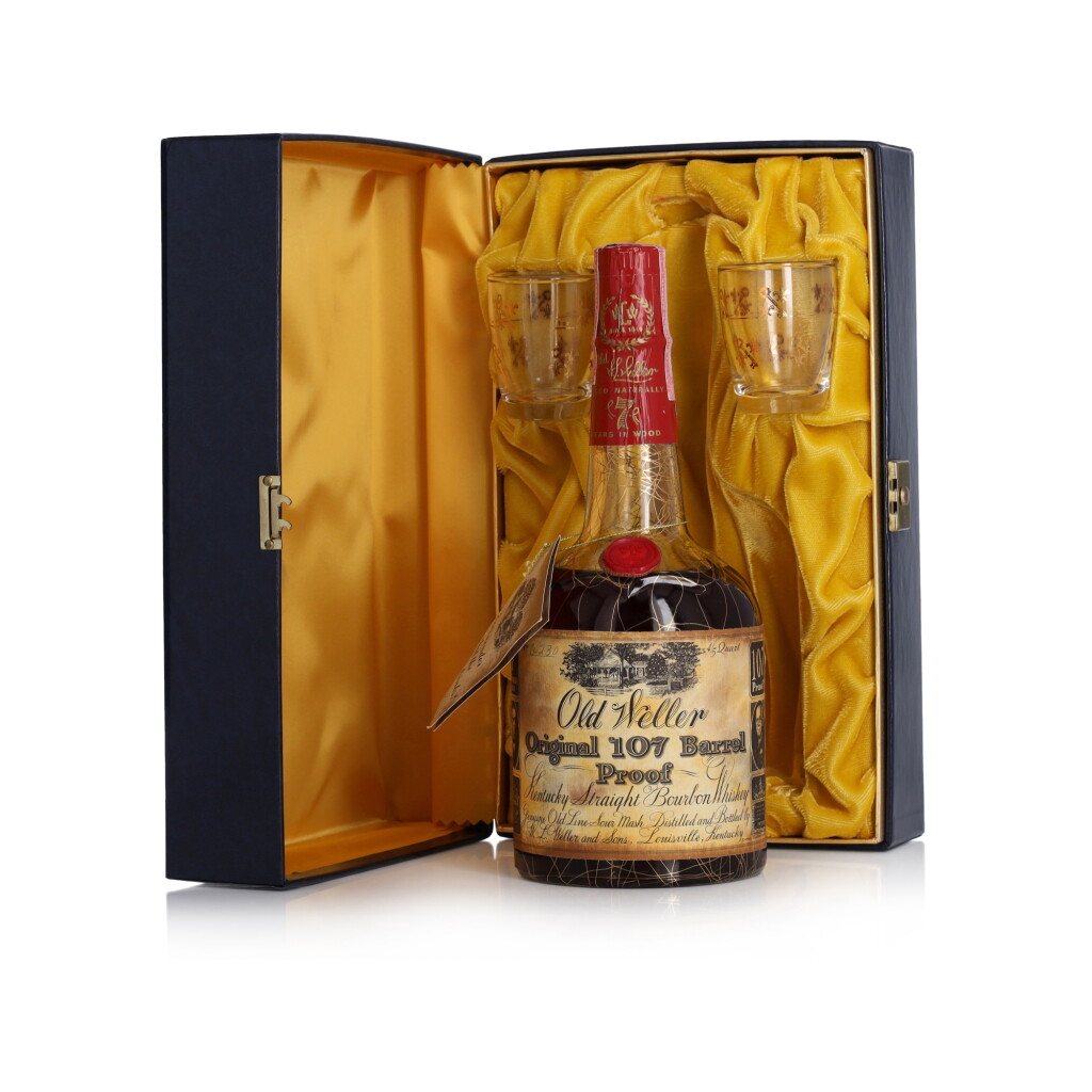 View full screen - View 1 of Lot 169. Old Weller 7 Year Old 107 Proof NV (1 4/5 Quart).