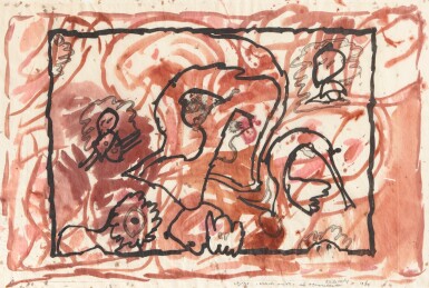 View full screen - View 1 of Lot 545. PIERRE ALECHINSKY | "ARTICLES SUIVIS" SUR AQUARELLADE.