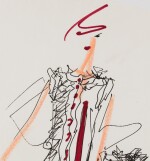 An original sketch for fashion, circa 2000- 2010 | Croquis de mode original dans les années 2000 - 2010