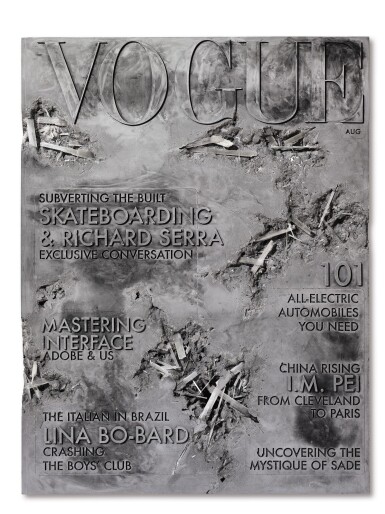 View full screen - View 1 of Lot 512. DANIEL ARSHAM 丹尼爾·阿爾軒 | LARGE SCALE VOGUE MAGAZINE 大型VOGUE時尚雜志.