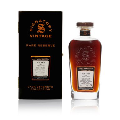 View full screen - View 1 of Lot 301. Glen Mhor Signatory Vintage Rare Reserve 50 Year Old 49.1 abv 1965 (1 BT70).