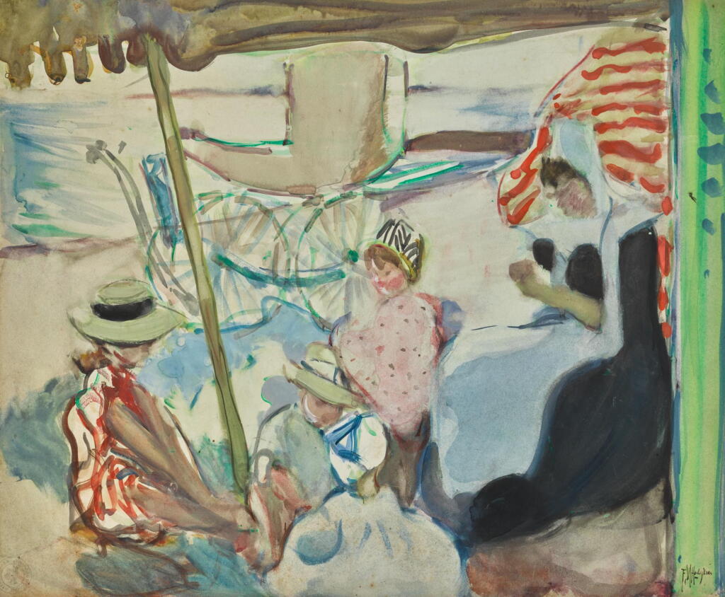 View full screen - View 1 of Lot 107. FRANCES HODGKINS | THE PICNIC.