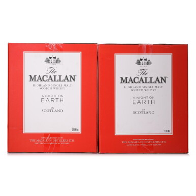View full screen - View 1 of Lot 96. The Macallan A Night on Earth in Scotland 40.0 abv NV (12 Bottles 75cl).