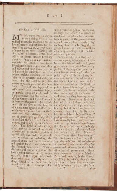 View full screen - View 1 of Lot 20. Declaration of Independence | The first printing in magazine form.