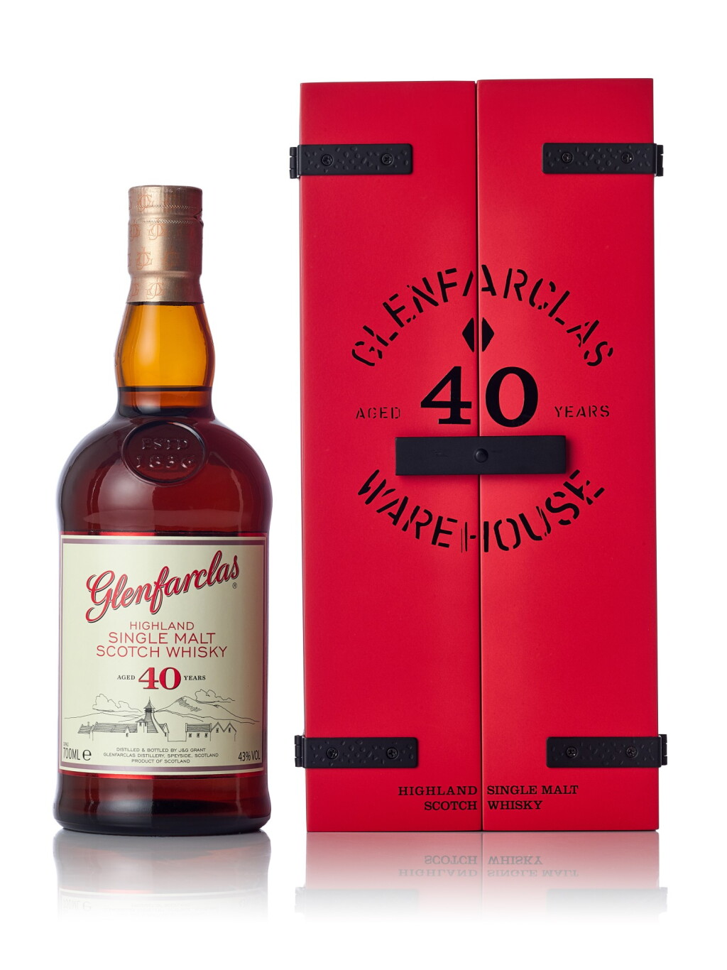 View full screen - View 1 of Lot 1070. Glenfarclas 40 Year Old "Warehouse" Edition 43.0 abv NV (1 BT70).