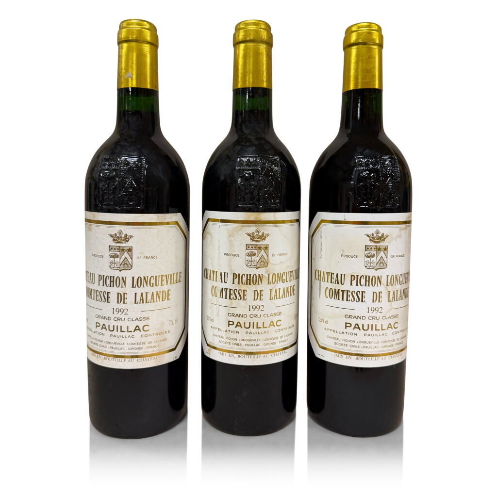 View full screen - View 1 of Lot 453. Château Pichon Longueville, Lalande 1992 (3 BT).