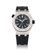 AUDEMARS PIGUET | ROYAL OAK OFFSHORE, REF 15703ST STAINLESS STEEL WRISTWATCH WITH DATE CIRCA 2012