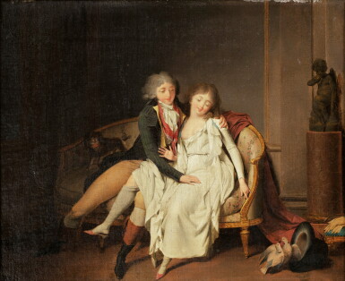 View full screen - View 1 of Lot 118. The lesson of conjugal union | La leçon d'union conjugale.