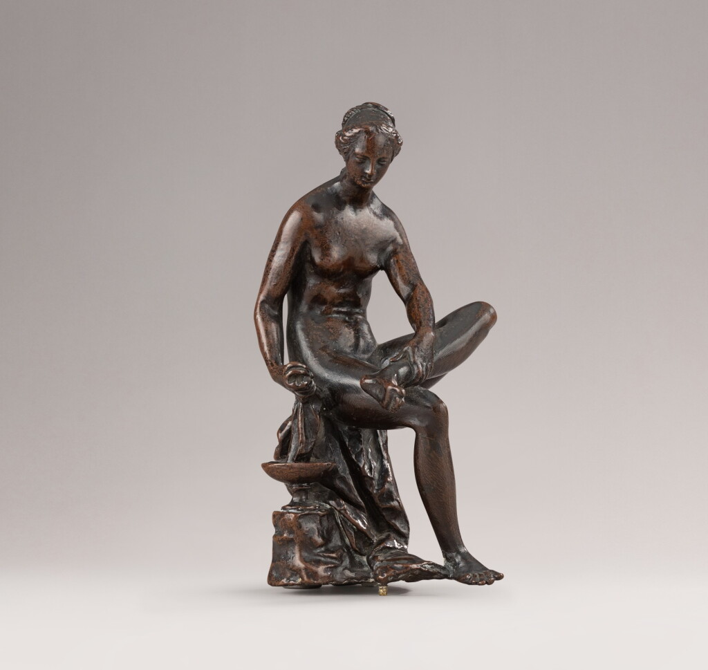 View full screen - View 1 of Lot 10. Bathing Woman | Jeune fille à son bain .