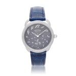 Bleu Saphir Alligator, Diamond, 18K White Gold and Aventurine 34mm Automatic Arceau Etoilee Watch