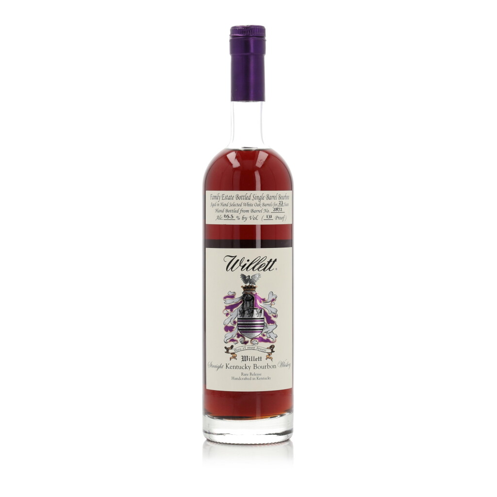 View full screen - View 1 of Lot 400. Willett Family Estate Single Barrel Bourbon 23 Year Old #2872 131.0 Proof NV (1 BT 75cl).